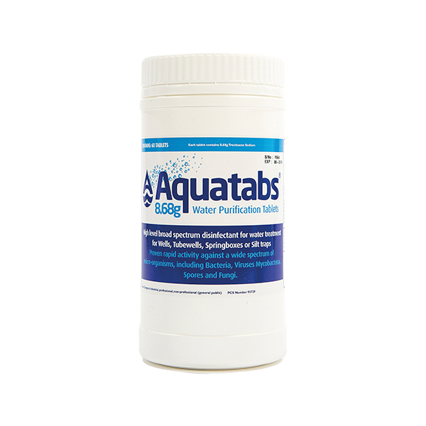 Aquatab 8.68G – 60 Sachets