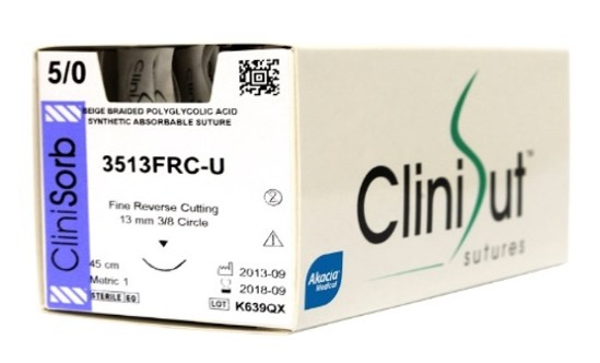Clinisut Monofilament Synthetic Absorbable Sutures